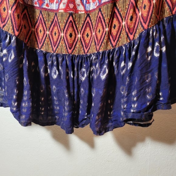 Womens Beachlunchlounge Peep shoulder Peasant top Size XS - Picture 4 of 12